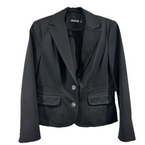🧥💼 NY & COMPANY Black Blazer | Women’s 12 | Classic Workwear Layer